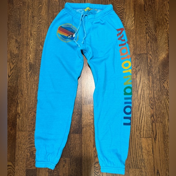 aviator nation blue sweatpants - Picture 3 of 5